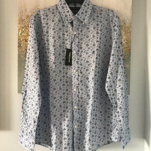 Kenneth Cole Floral Button-Up Shirt (NWT)